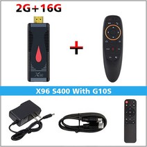 스마트 파이어 TV 스틱 올위너 H313 4k 미디어 안드로이드 10 듀얼 동글 S400, 8.Eu 플러그 - 2G 16G With G10S
