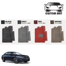 BMW 5시리즈 코일매트 카매트 풀확장 전차종 커스텀제작, BMW5시리즈(F10 10~13년)1열+2열확장형 레드, 레드