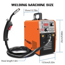 아크용접기 미니 인버터 용접기 Mig WelderTig Arc 220V 200 용접기 08 플럭스 코어 10 리프트 TIG 시너지, 한개옵션0
