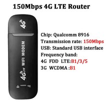 휴대 모바일 핫스팟 무선 라우터 SIM 카드 슬롯 야외 여행 및 가정 와이파이 4G LTE 2100mAh 150Mbps, 05 Wifi Router E