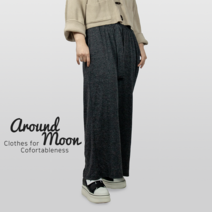 하체커버 밀라노 9부 와이드팬츠 하체비만바지 하비바지 와이드핏 통바지 │ 2023 S/S 자체제작 국내생산