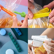 과자 뚜껑 밀봉 집게 공기 차단 봉투 지퍼 밀폐 보관 이케아 봉지 클립, 1-4. 이케아 그린 대형