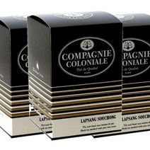 Compagnie Coloniale Lapsang Souchong Black Tea 꼼빠니 꼴로니알 랍상소우총 100% 블랙티 홍차 티백 25개입 3팩