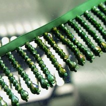 비딩 테이프 셀프 웨딩 드레스 댄스복 부자재 22 색 술 페르시 레이스 트림 의류 술 레이스 장식 신발 장식품 화이트 블랙 교수형 구슬 커튼 rs2229, 1야드, 초록
