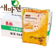 새마원 남국 관동풍 압축치자절단단무지 슬라이스 단무지 1kg 업소용, 10개