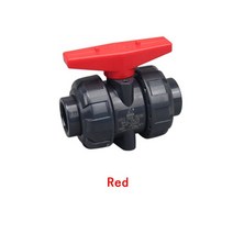 브리더 밸브 통기 PVC/PP 볼 유니온 PVC 워터 파이프 커넥터 배관 호스 피팅 슬립 차단 1 Pcs, [03] 빨간, [01] inner diameter, [01] 20mm