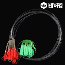 MTF 심해갈치 꼴뚜기 묶음바늘 10개입 갈치낚시바늘