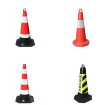 70CM PVC 재질 도로 바리케이드 콘 고무 반사 라바콘, PVC재질 30CM 무게 0.5KG