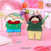 사무실 오피스 문구 용품 짱구는 못말려 오수 훈이 책상 정리함[콜리]