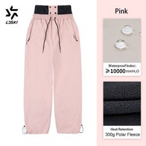 스노우보드복 스노우보드샵 보드복매장LDSKI-스키 팬츠 스노우보드웨어 의류 신축성 있는 다리 느슨한 오