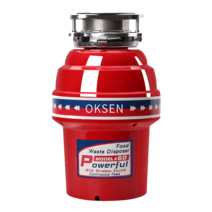음식물분쇄기 음식물처리기 건조기 가정용 저소음 Oxon 750w 쓰레기 가정용 주방 폐기물 주방 완전 자동 식품 싱크 그라인더 무선 스위치, 560w 디럭스 에디션 - 블랙