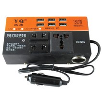 차박 자동차 인버터 새로 플러그 어댑터 콘센트 충전기 2000W 전원 DC 12V/24V~220V AC 변환기 3.2A USB 충전