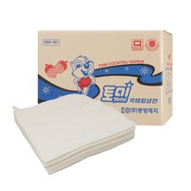 토미 천연펄프 칵테일 냅킨 넵킨 내프킨 1겹 8000매, 200매x40밴드