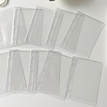 3공 포카바인더 속지 리필 10P [미니 포토카드바인더 포카 다이어리 내지 폴라로이드 앨범 홀더 A7 다꾸]