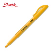 MS 샤피 포켓 형광펜 12자루 (진노랑), 매직스토어 본상품선택