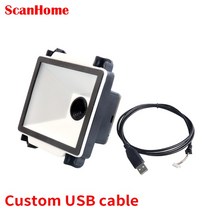 택배스캐너 ScanHome 임베디드 바코드 스캐너 리더 코드 고정식 엔진 모듈 USB1D/2D QR PDF417CodeScanSH-7600, [08] USB - USB data cable, 08 USB  USB data cable