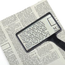 [루페카메라] 확대렌즈돋보기 휴대용 사각형 독서 확대경 루페 84026 20, 한개옵션0