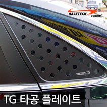 레이스텍 3D 입체 타공플레이트 C필러 쿼터글라스, 그랜져TG