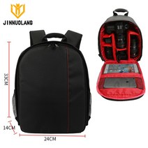 방수 카메라 배낭 가방 사진 디지털 DSLR 휴대용 여행 삼각대 렌즈, 7460-Red