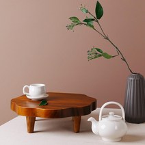 레인트리 원목 연화반 차탁 다도상 교자 찻상 다과상 소반