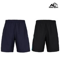 HALLA SPORT 남성 우븐도비 하프팬츠