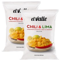 엘바에 칠리앤라임 감자칩, 120g, 2개