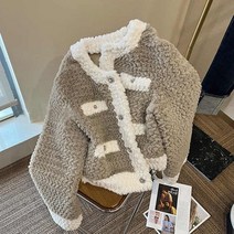 창고 정리 일선 브랜드 매장 여성복 가을 겨울 명원 샤오샹풍 니트 퍼 코트 철수