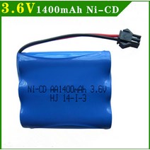 3.6v 배터리 팩 충전식 1400mah ni-cd nicd aa 1.2v 1500mah rc 자동차 5563A 용 1 개