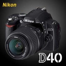 니콘코리아 정품 D40 바디[렌즈 미포함] 누구나 쉽게 사용할 수 있는 DSLR 라이브뷰+고화질+벌브지원, 니콘18-55mm줌렌즈+UV필터