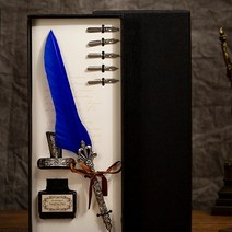 SB-48해리포터 깃털 딥 펜 만년필 선물용 캘리그라피, 1개, 레드