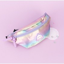가벼운 여아 학생 크로스백 (ML0038) 몰랑홀로그램힙색