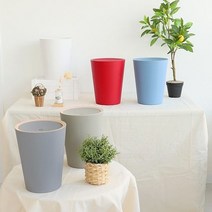 싱글라이프 홈카페 스칸디나비아 스윙 휴지통 7.5L, 레드