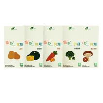 네이쳐그레인 유아용 툭탁 야채 알갱이 5종세트, 감자.단호박.당근.브로콜리.표고버섯, 5세트