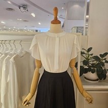 미엘로 MM44BL106_튤립진주타이블라우스