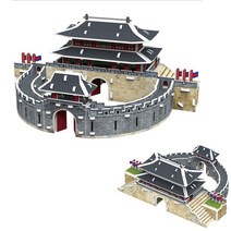 디오제이 3D입체퍼즐 수원화성 팔달문 3D퍼즐 종이퍼즐