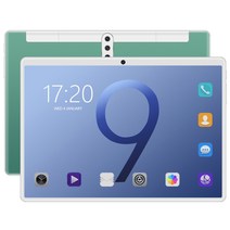 10인치 태블릿 IPS HD 와이파이 싼태블릿 가벼운 고성은 인강용 태블릿 pc 128g, 02. 녹색