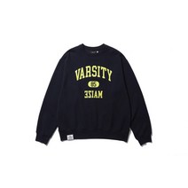 킨록 BY 오버캐스트 FW 기모 안감 네이비컬 오버사이즈 맨투맨 OCT70