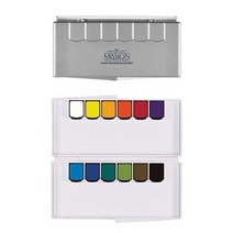 기타 미젤로 미션 실버클래스 고체 팬물감 12색, [W14D02E], 단일상품(무옵션)　　[#531]▷