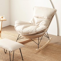 포그네 임산부 수유 눕는 무중력 휴식 1인용 안락 의자, 초코브라운(발받침포함)