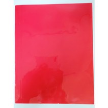 시온스티커 열변색스티커 빨강 고온용 A4사이즈