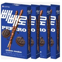 롯데 빼빼로 초코쿠키 37g 4개 빼빼로데이 탕비실 어린이집 수능 사무실간식 주전부리 하트, 29개