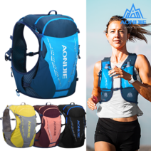 아오니제 초경량 10L 트레일 러닝 백팩 등산 배낭 울트라 마라톤 자전거 AONIJIE C9103S, M/L, 블랙