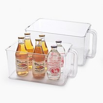 리본제이 리메이크 수납 정리 트레이 핸들형 L 2P 세트, 수납정리 트레이 핸들형(L) 2P