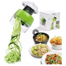 옥소 스파이럴라이저 회전채칼 handheld 야채 과일 슬라이서 4 in 1 조정, a