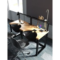 세공 책상 금속 공예 테이블 공방 가죽 조각 보석 디자이너, 우드-1.6m 2인