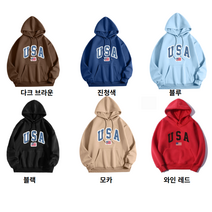 유에스에이 USA 후드티 남녀 공용