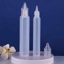 뾰족 공병 캡 투명 액상 덕용 소분 오일 15ml 30ml, 1개