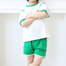 sale B자수 반팔 반바지 여름 상하세트
