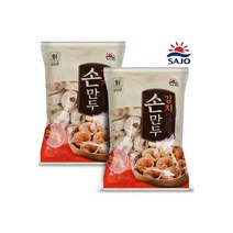 대림선 사조 김치 손만두 1020g 2개 수제만두 왕만두