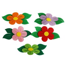 유니아트 펠트 둥근꽃